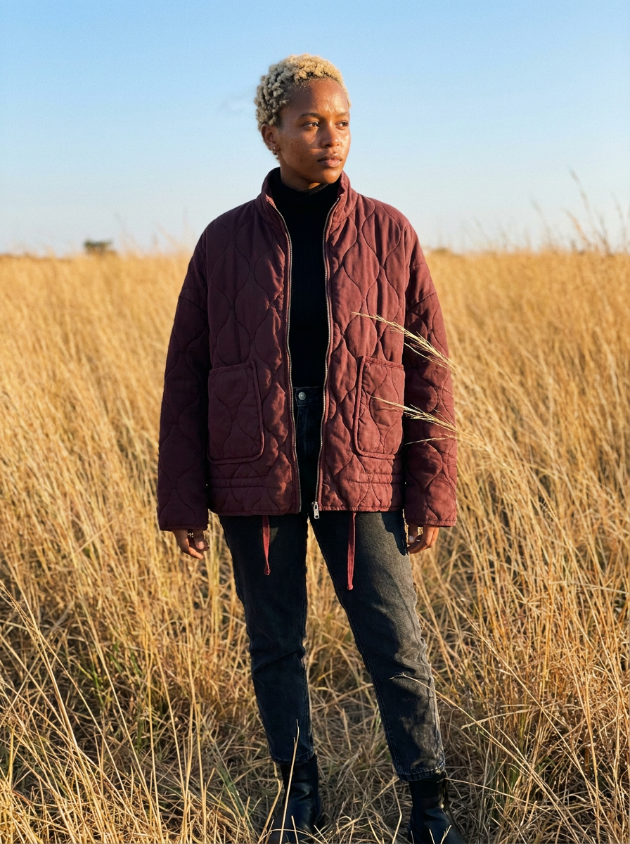 Tamsin Quilted Liner Jacket – how it looks worn