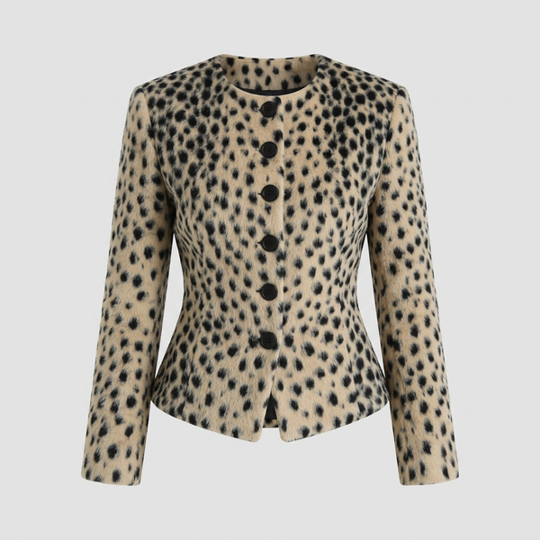 Colette Cheetah Plush Jacket