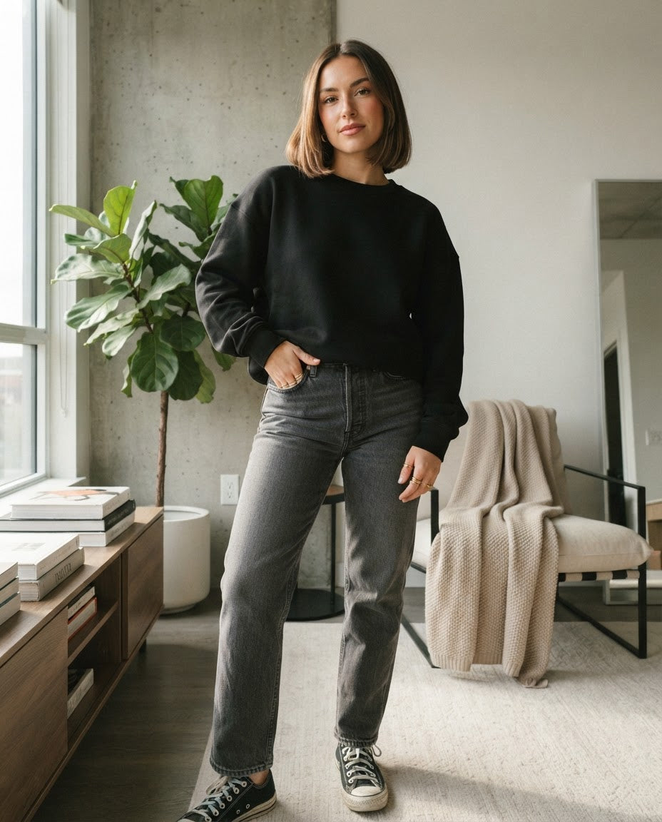 Rowan Sweatshirt – how it looks worn