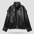 Juno Oversized Faux Leather Jacket