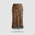 Savarra Leopard Skirt
