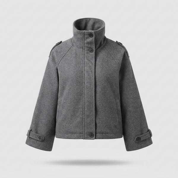 Margaux Funnel-Neck Jacket