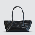 Noa Croc-Embossed Shoulder Tote