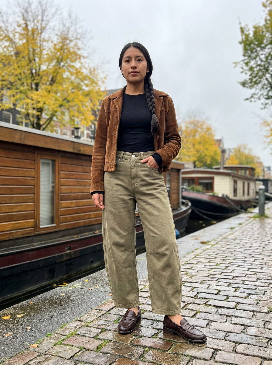 Billie Barrel-Leg Jeans – how it looks worn