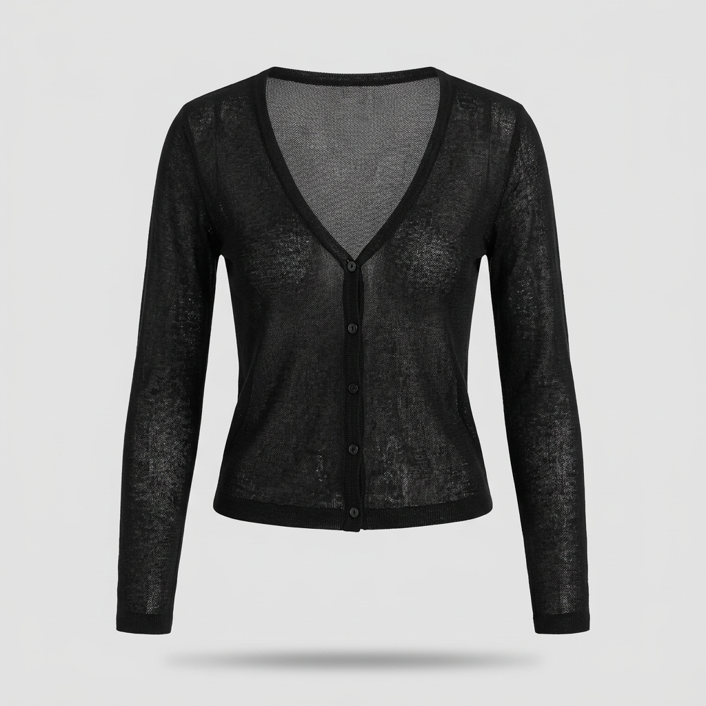 Elowen Sheer Cardigan – front view