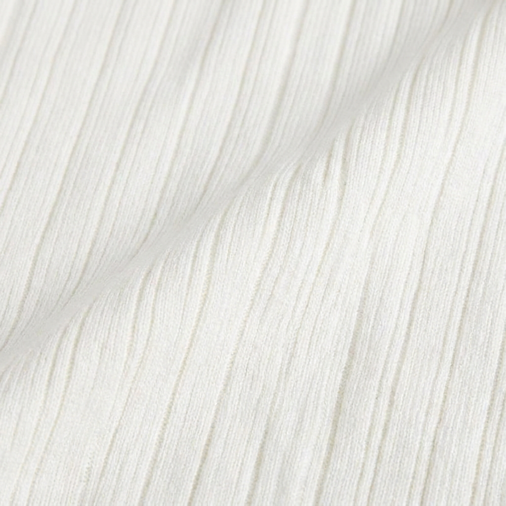 Vesper Rhinestone Knit Twinset - White - detail