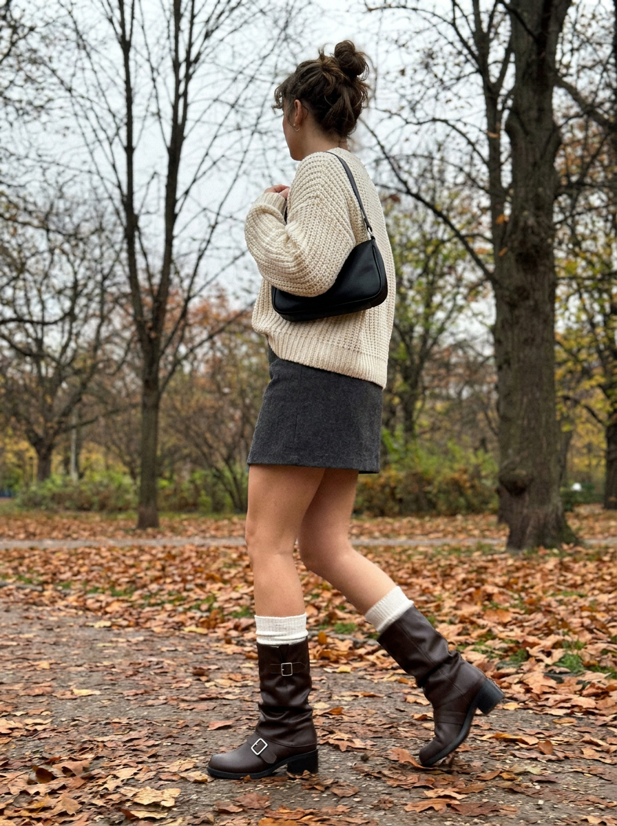 Ravenna Biker Boots – how it looks worn